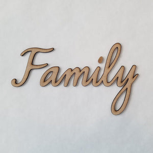 "Family" - smooth font