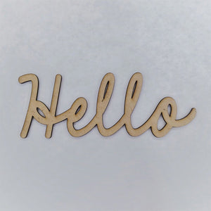 "Hello" - smooth font