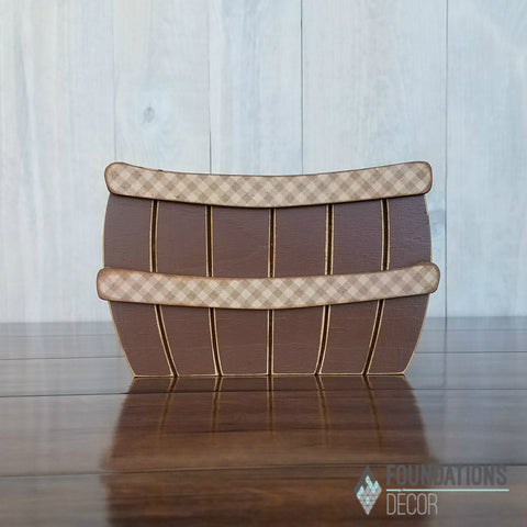 Barrel w/ Monthly Decor
