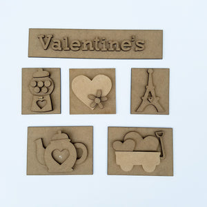 Valentine's Shadow Box Kit