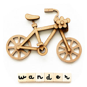 Bicycle with wander tiles