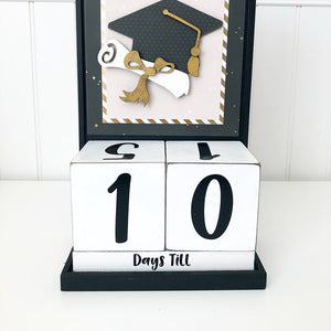 Block Countdown - Graduation