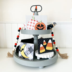 Tiered Tray Set - Spooky