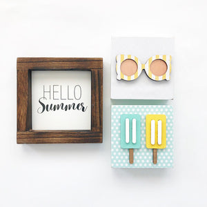 Tray - Jun Kit (Summer Frame, Popsicles, Sunglasses)