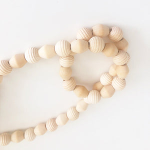 Wood Beads - Beehive & Cones